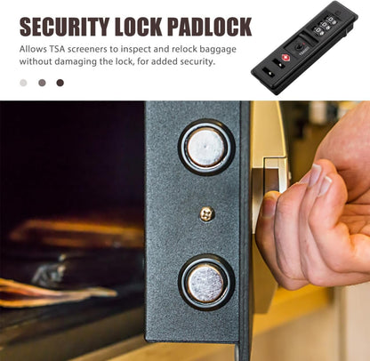 Mipcase Luggage Locks TSA Approved: Safety Suitcase Zipper Combination Lock for Baggage Outdoor Travel