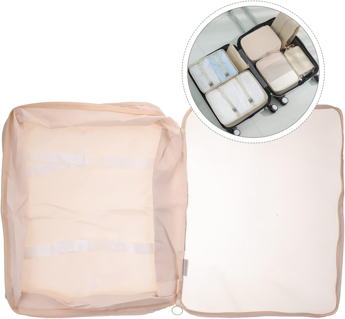 JEWEDECO 1 Set Travel Garment Bags for Luggage Organization Durable Packing Bags for Clothes for Travel