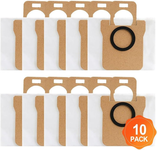 Cleaning Essentials - Sacchetti per aspirapolvere robot JONR P20 Pro, confezione da 4 e 10 confezioni (10 pezzi)