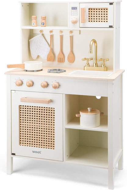 New Classic Toys Wooden Play Kitchen - Rattan