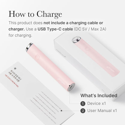 medicube Mini Booster Pro Pink | Affordable At-Home Facial Skin Care Tool for Beginners - Portable Glow Booster for Glass Skin, Boosting Skin Care Absorption, Skin care for teens, Korean Skin Care
