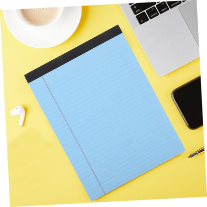 FONDOTIN 4pcs Legal Notepads Wide Ruled Memo Pads for School Office for Quick Notes Smooth for Writing Notebooks for Home Study