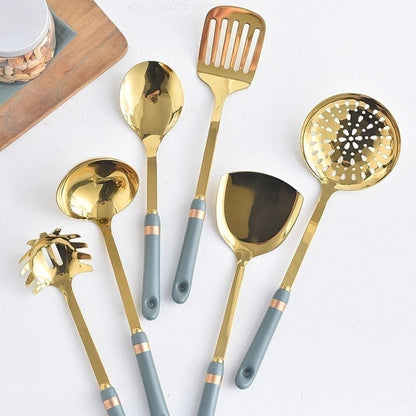 XDAWQP Cucchiai da Cucina in Ceramica, spatole, Utensili da Cucina in Acciaio Inossidabile, Gadget, Utensili da Forno, Utensili da Cucina, 7 Pezzi
