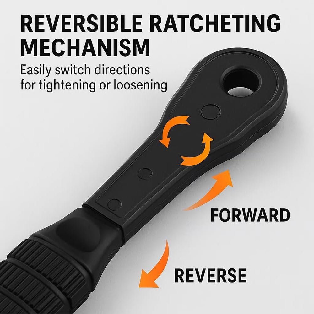 Ratchet Drill Chuck Key, Upgrade 2 in 1 Drill Chuck Ratchet Spanner, 3-in-1 D-rill C-Huck Ratchet Wrench, Universal Double Head Interchangeable Fastening Clamping Tool (2 Set)