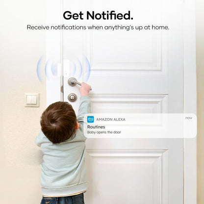GDSanlian Zigbee Smart Contact Sensor, Smart Home Security System, Home Automation,Safety Protection,Window/Door Safeguard,Instant App Notification, Easy Installation, Real-Time Monistor, Hub Required