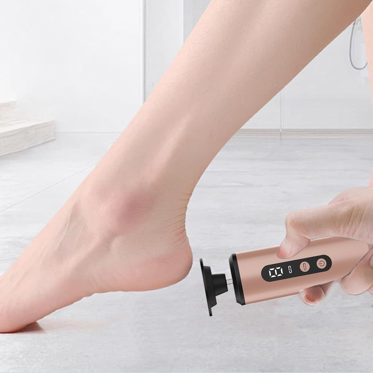 Electric Foot Filer, Callus Remover Pedicure Tool, Rechargeable Foot Scraper with 9 Adjustable Speeds, Personal Care, Ideal for Removing Dead Skin, 5.35x1.61x1.61 inches