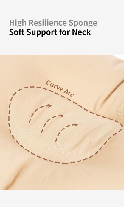 MOBI GARDEN Camping Inflatable Pillow, Automatic Ultralight Sponge, Comfortable Outdoor Travel Sleeping Pillow (Beige)