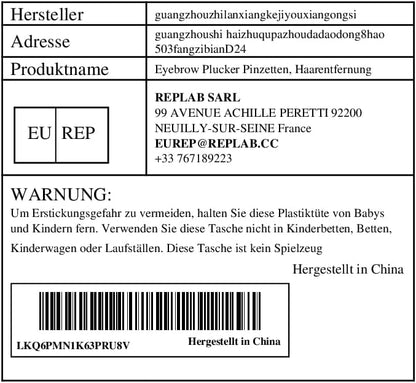 Eyebrow Plucker Tweezers, Hair Removal Tweezers, 2 in 1 Stainless Steel Eyebrow Trimming Tool with Brush, Reusable Hair Arrow Tool, False Eyelash Applicator, Care Tool for Men