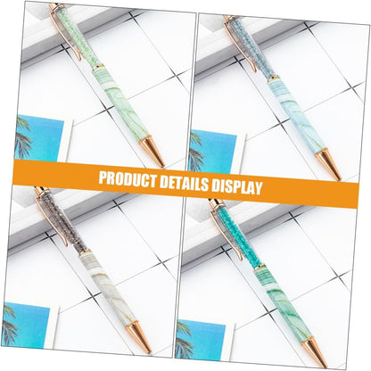HONMEET Touchscreen Ballpoint Pens 6pcs Luxury Stationery Executive Writing Pens for Women Red Ink