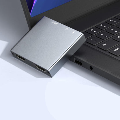 High Performances USB HDTV Video Capturing Card 4K 30Hz Compatible for Multiple HDTV Interfaces for Seamlessly Streaming