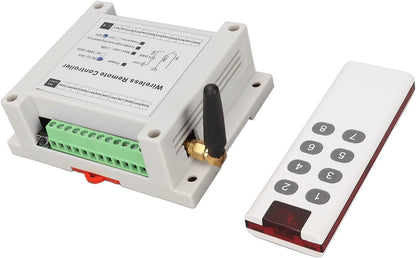 8 Channel Relay 8CH 10A DC 12V to 36V Control, Remote Control for Industrial, Home, Vehicle, and Marine Automation