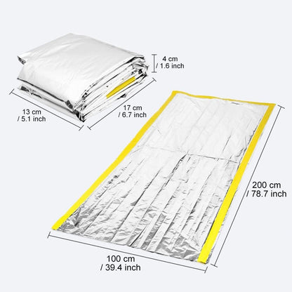 Moanyt Emergency Tent with Sleeping Bag, Emergency Blanket, Thermal Survival Shelter for Camping, Hiking, Outdoor Activities