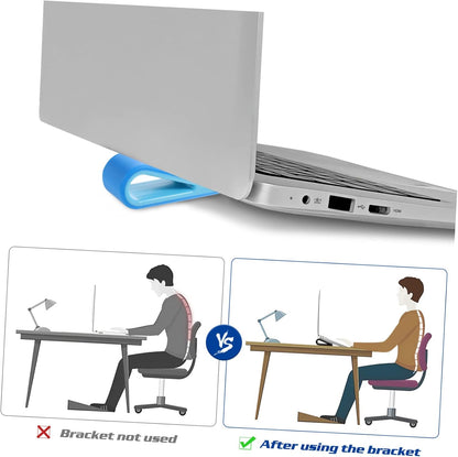 DOITOOL 4pcs Notebook Computer Holder Cooling Pad Laptop Stand Riser for Comfortable Typing