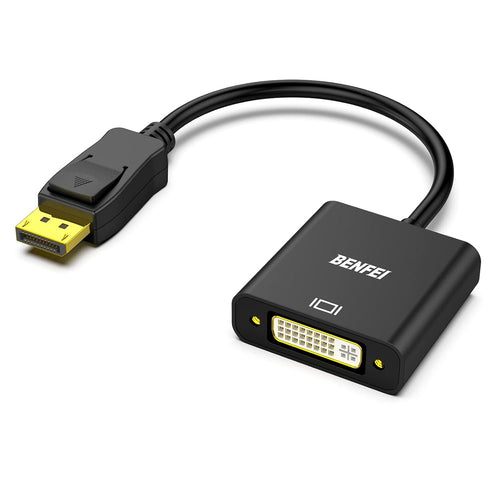 BENFEI DisplayPort to DVI, Gold-Plated DP to DVI Adapter (Male to Female) Compatible for Lenovo, Dell, HP and Other Brand