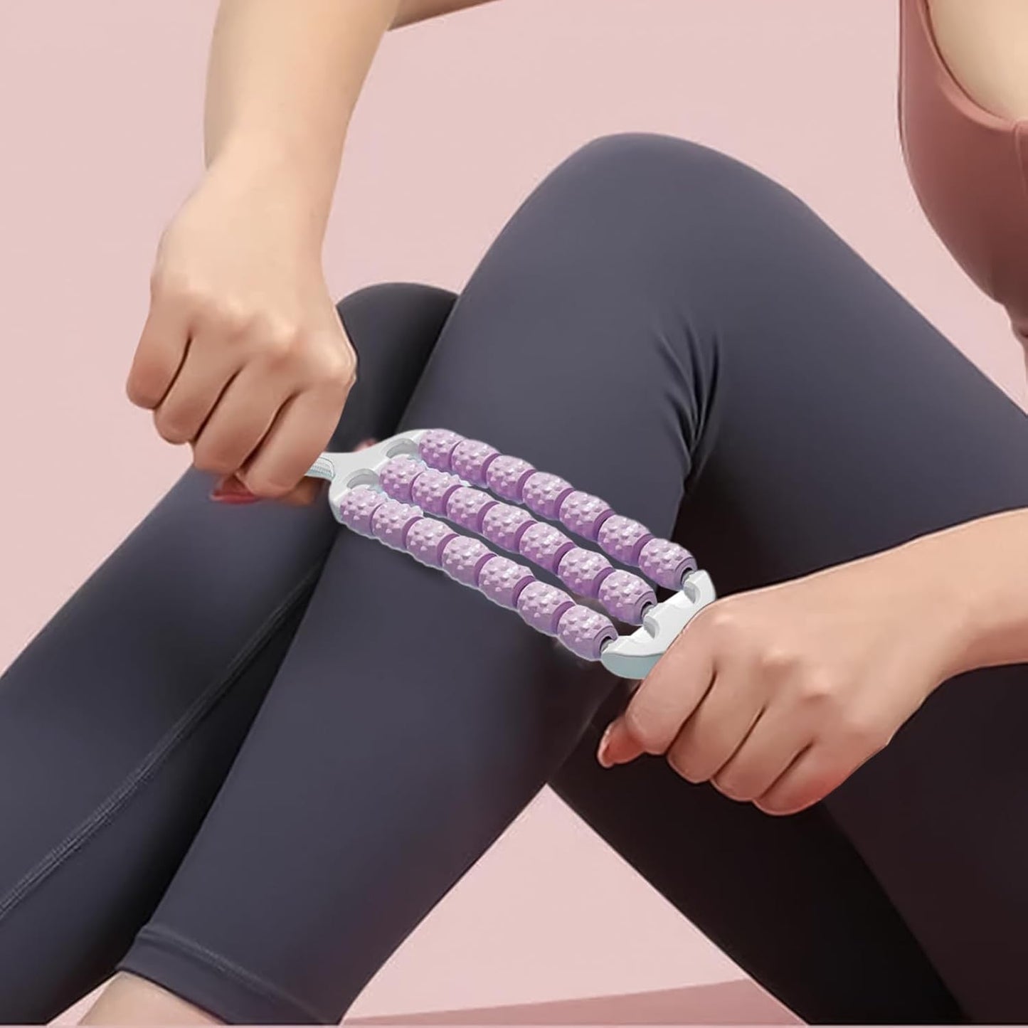 Massage Stick Roller | Roller Stick for Muscles Deep Tissue - Relief Exercise Massager Tool Handheld Trigger Points Health Care for Athletes, Leg Cramps & Joints Recovery