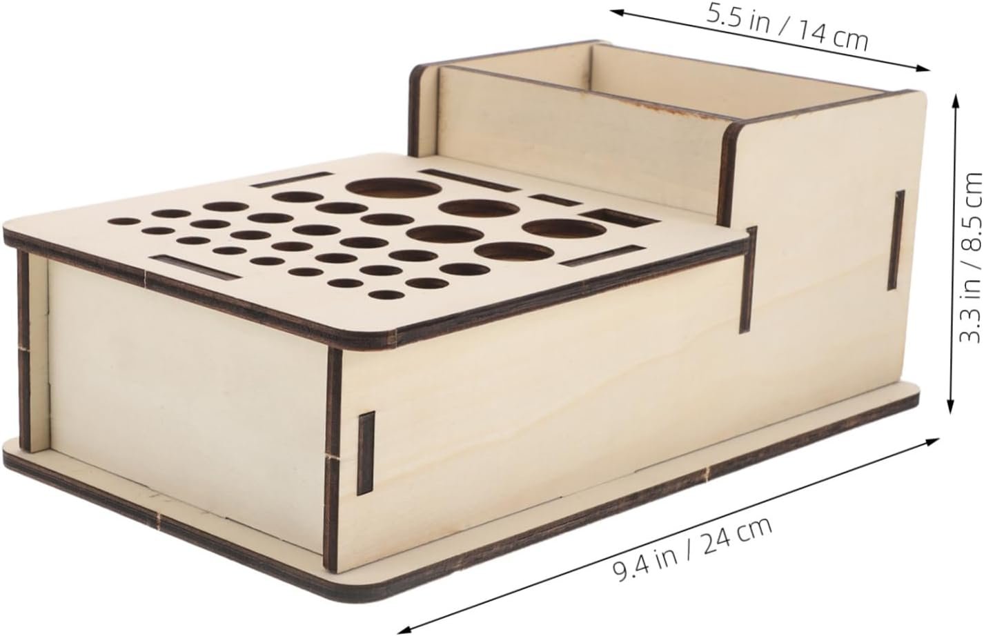 Generic Wooden PU Craft Tool Holder Efficient Organization for DIY Projects Versatile Storage Rack for Crafting Tools Unique Aesthetic Design Minimalist Style Workspace