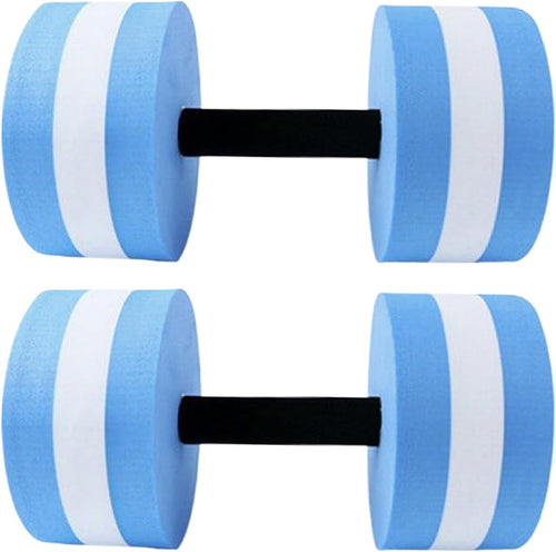Water Dumbbells, Pool Weights, High Density, 10.63x5.12 Inches, Foam Workout Set, 2x Aquatic Exercise Equipment for Men, Women, Swimming Pool Fitness Gear