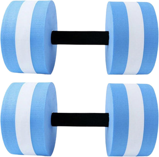 Water Dumbbells, Pool Weights, High Density, 10.63x5.12 Inches, Foam Workout Set, 2x Aquatic Exercise Equipment for Men, Women, Swimming Pool Fitness Gear