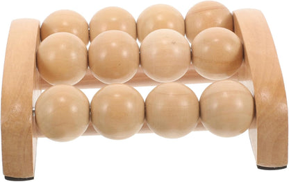 PACKOVE 4 Pezzi massaggiatore massaggiante massaggio schiuma rulli muscoli Collo circolazione Massager a portata di mano per terapia del legno Di legno