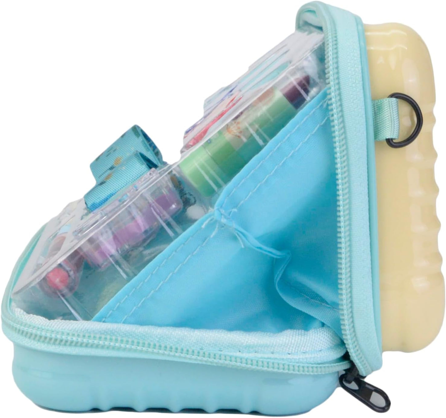 Lip Smacker Frozen Travel Beauty Case, Frozen Makeup Case for Children with Eyeshadow Palette, Make-up for Lips and Nails with Beauty Accessories Included