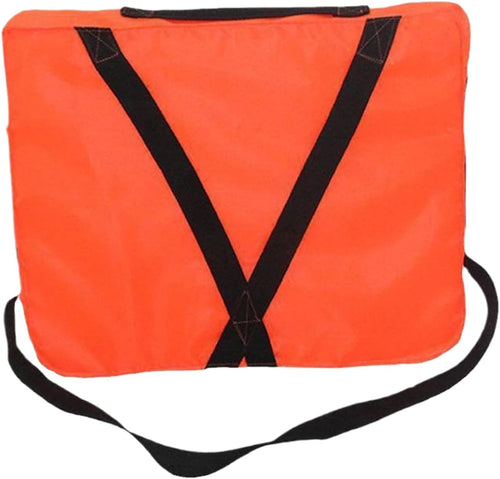 Boat Throwable Flotation Device, Throwable Seat Cushion, 13.78x17.72x2.36 inches Life Preserver, Kayaks, Canoes, Safety Rescue Tool with Strap for Water Sports