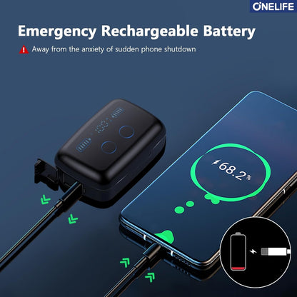 Wireless Earbuds, Bluetooth 5.3 Headphones 88Hrs Play Time with 1800mAh Charging Case in-Ear Stereo Earphones,Cell Phones Charging Function, IPX7 Waterproof Earphone for Phone Sports