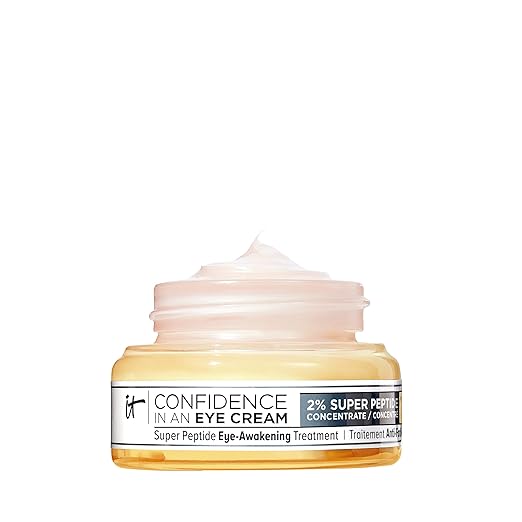 IT Cosmetics Confidence in an Eye Cream - Anti Aging Eye Cream for Dark Circles, Lightweight Formula Protects Skin Barrier, With 2% Super Peptide Concentrate, Fragrance-Free, For All Skin Types