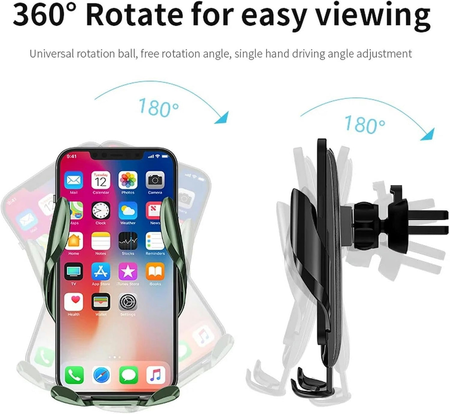 ARMIYO Car Phone Holder Gravitational Car Phone Holder with Air Vent Clip Compatible with Other Mobile Devices – Car GPS Bracket