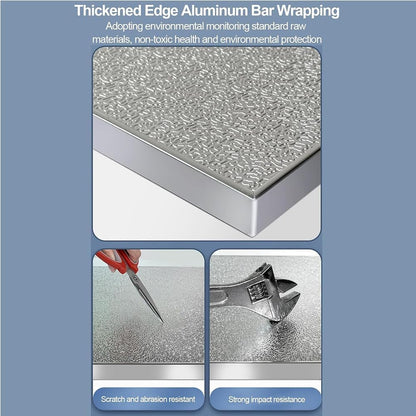 Aluminum Heat Shield Board Mat for Grill Oven Stove & Refrigerator Fireproof Thermal Insulation 50x60cm BBQ Accessories Kitchen Safety Tool