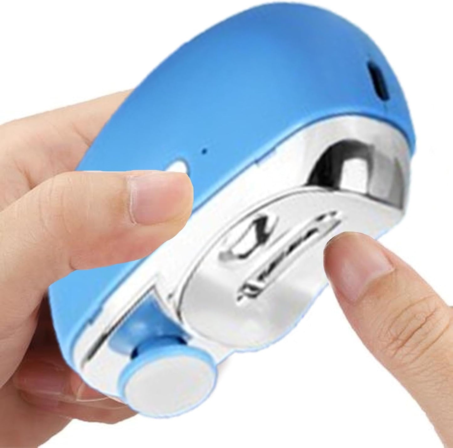 Electric Nail Clippers, Rechargeable Manicure Pedicure Tool, Shiner Polisher, Safety Fingernail Trimmer for Kids, Electric Nail File Smooth Polishing and Grooming