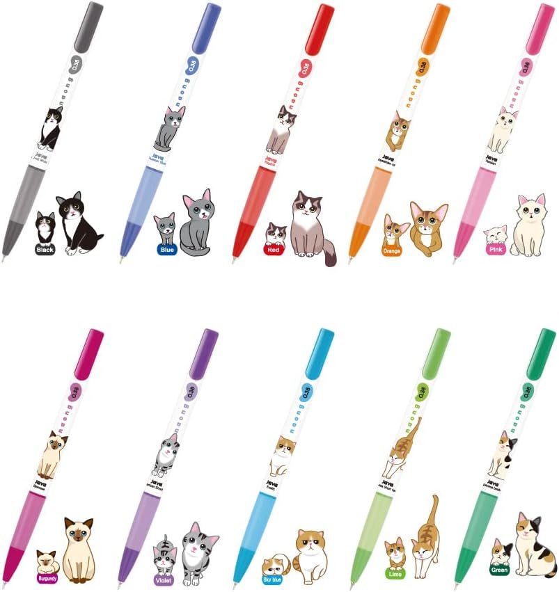 Beecrazee PE 6668 Naong 11-Set Ballpoint Pens, Multicolor