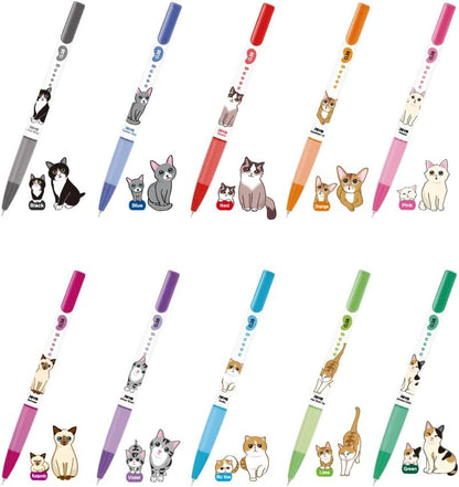 Beecrazee PE 6668 Naong 11-Set Ballpoint Pens, Multicolor