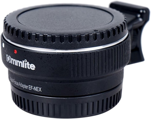 Commlite Auto Focus EF-NEX EF-E MOUNT Lens Mount Adapter for Canon EF EF-S Lens to Sony E Mount NEX 3/3N/5N/5R/7/A7 A7R Full Frame, Color Black