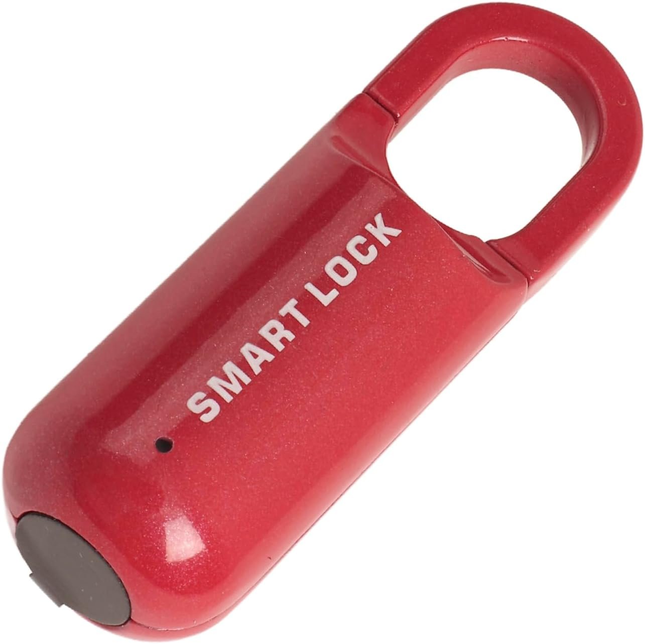 Blocco delle Impronte Digitali Antitheft Security USB Posta di Tiro Ricaricabile per la Custodia per Bagagli (BLACK) (rosso)