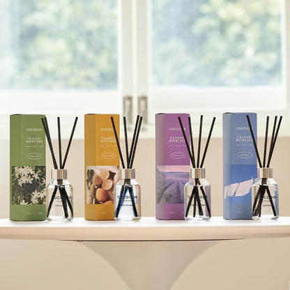 COCODOR Classic Reed Diffuser/April Breeze / 100ml / Fragrance Scent Essential Oil Stick Diffuser Set for Bedroom Bathroom Home Décor