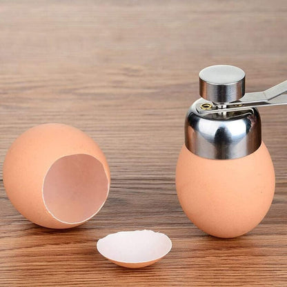 Pubiao Stainless Steel Egg Topper, Egg Opener Kitchen Gadget for Raw or Soft Hard Boiled Egg, Dishwasher Safe
