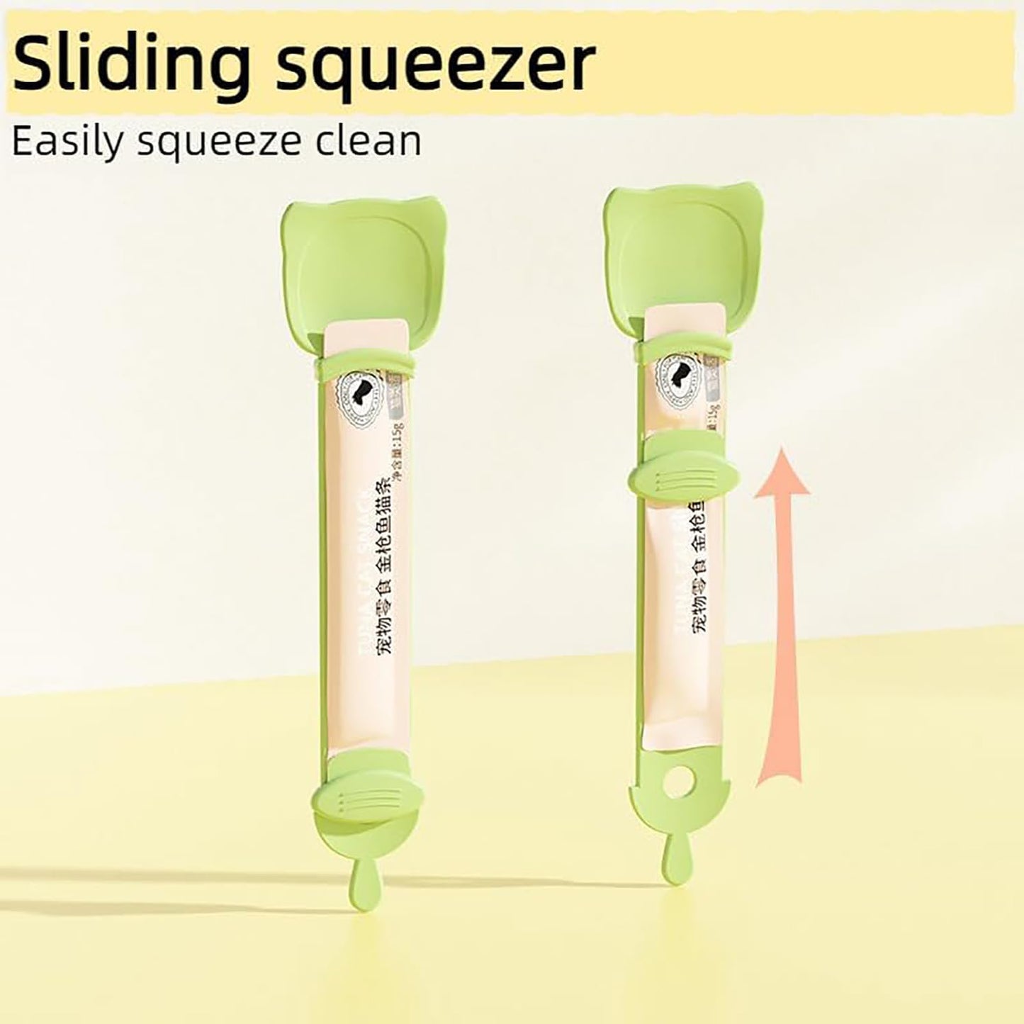 Pvieked 2 PCS Pet Food Spoon, Cat Strip Feeder, Wet Treat Cat Feeder Spoon, Cat Strip Happy Spoon, Multi-Functional Pet Spoons Cat Feeder, Feeding and Watering Supplies for Pet Cats and Dogs