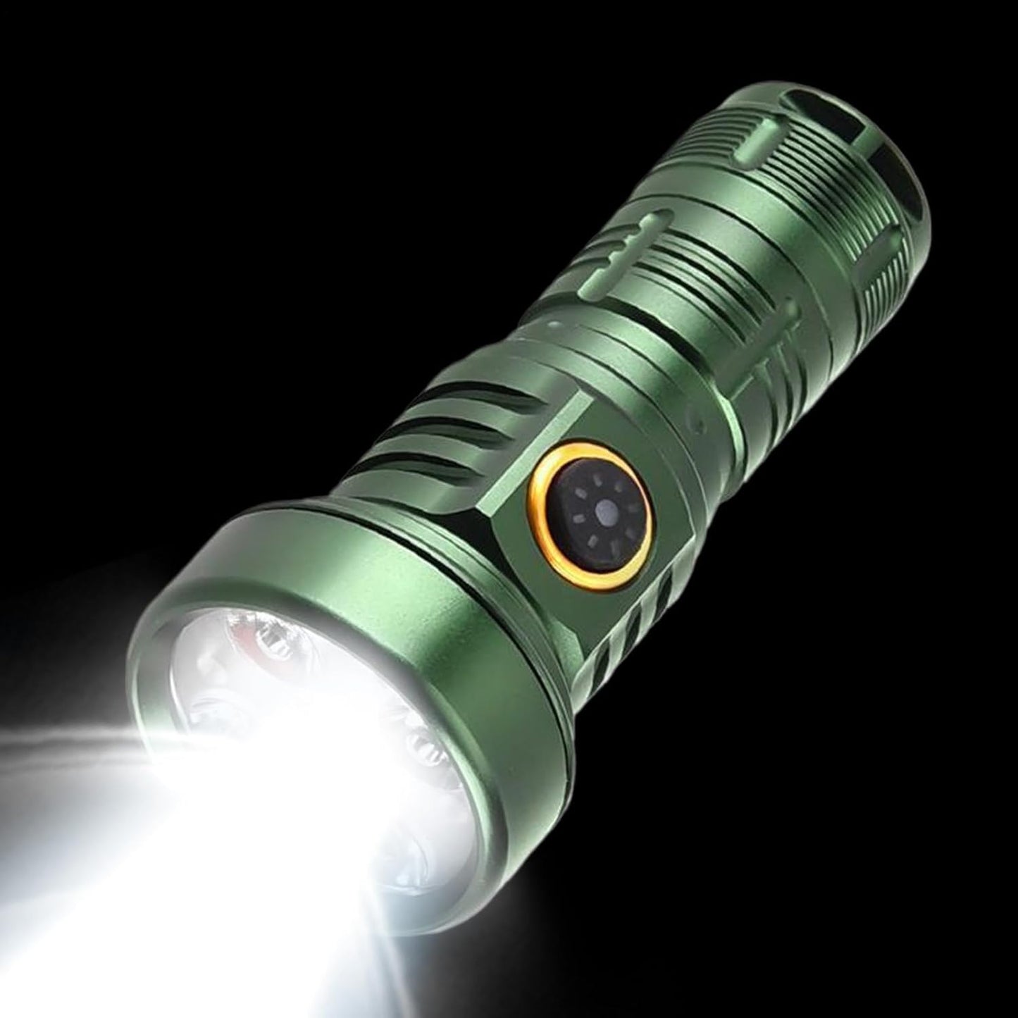 Generico Flashlight Keychains, Ultra Bright Light, 5 Mode LED Torch, Pocket Key Light, Outdoor Tool for Camping, Hiking, Walking, Backpacking, Travel, Gear 1.57x0.98x3.54 inches