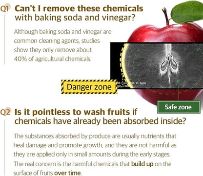 Cooking Wash (Rose of Sharon) | Organic Fruit and Vegetable Wash, Newborn Essentials, Produce Cleaner