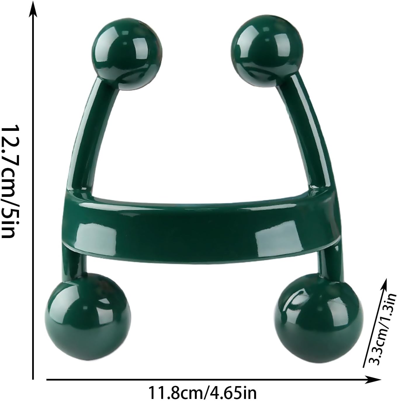 Gihioue Handheld Massager,H-Shaped Portable Body Massage Tools | Health Care Product, Fitness Equipment For Sole, Feet, Whole Body
