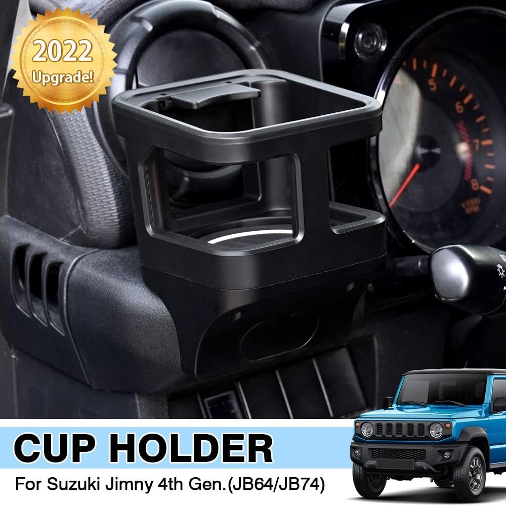 Autorder Custom Fit for Interior Accessories Suzuki Jimny 2019-2023 JB64 JB74 Water Cup Holder Mount Bracket Drinkes Support