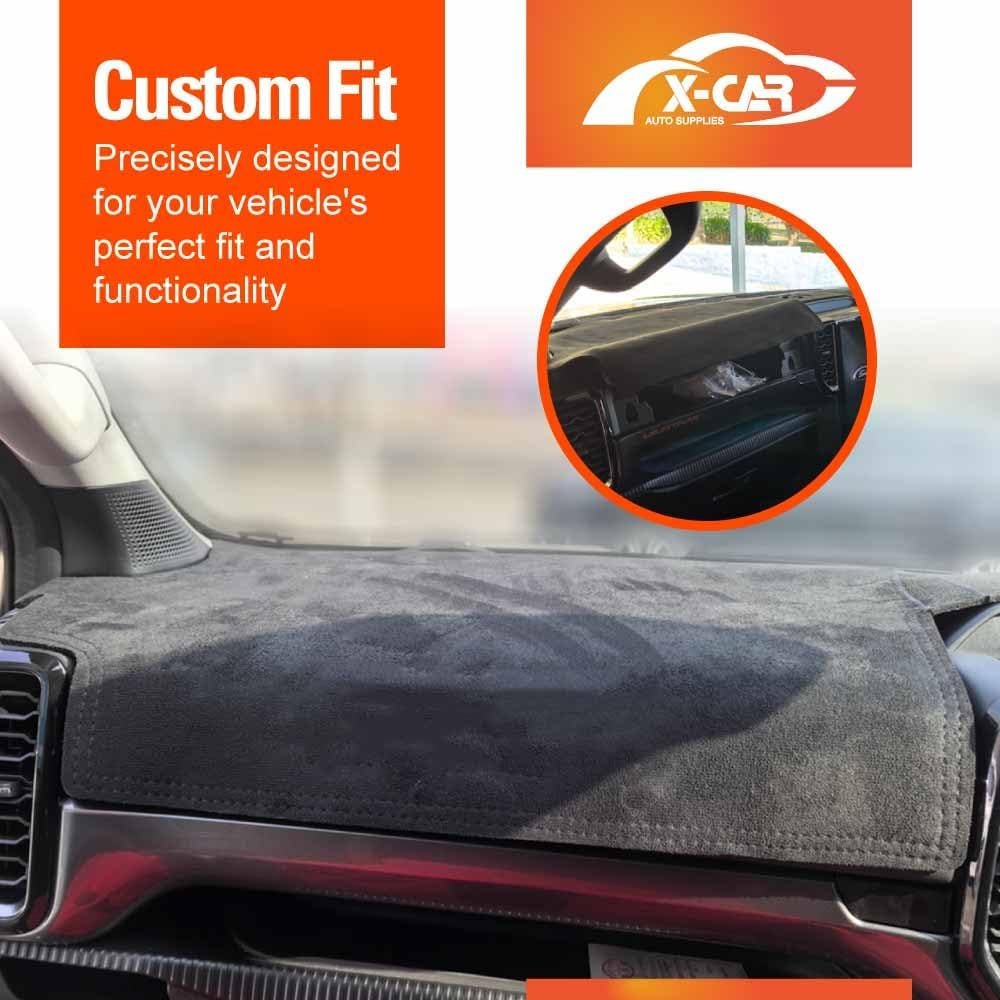 X-CAR Dash Mat for Ford Everest Full Cover 2022-Onwards Non-Slip Microfiber Pad Interior Accessories