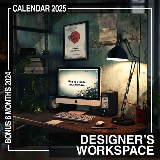 Designer’s Workspace 2025: Immerse Yourself in 18 Months of Unique and Chic Work Areas, Perfect for Keeping Your Projects on Track