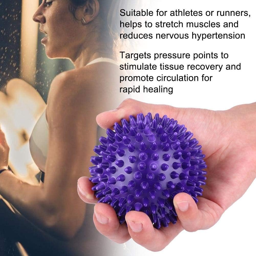 Spiky Massage Ball Roller Massager Ball for Foot Back Trigger Point Therapy, Myofascial Release, and Muscle Recovery.