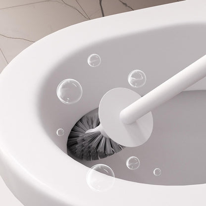 Toilet Brush and Plunger Set, Bathroom Toilet Brush with Holder, 50 x 25.5 x 1 5 cm Comfort Room Scrubber Combo for Bowl Cleaning, Essential Clean Tools at Home