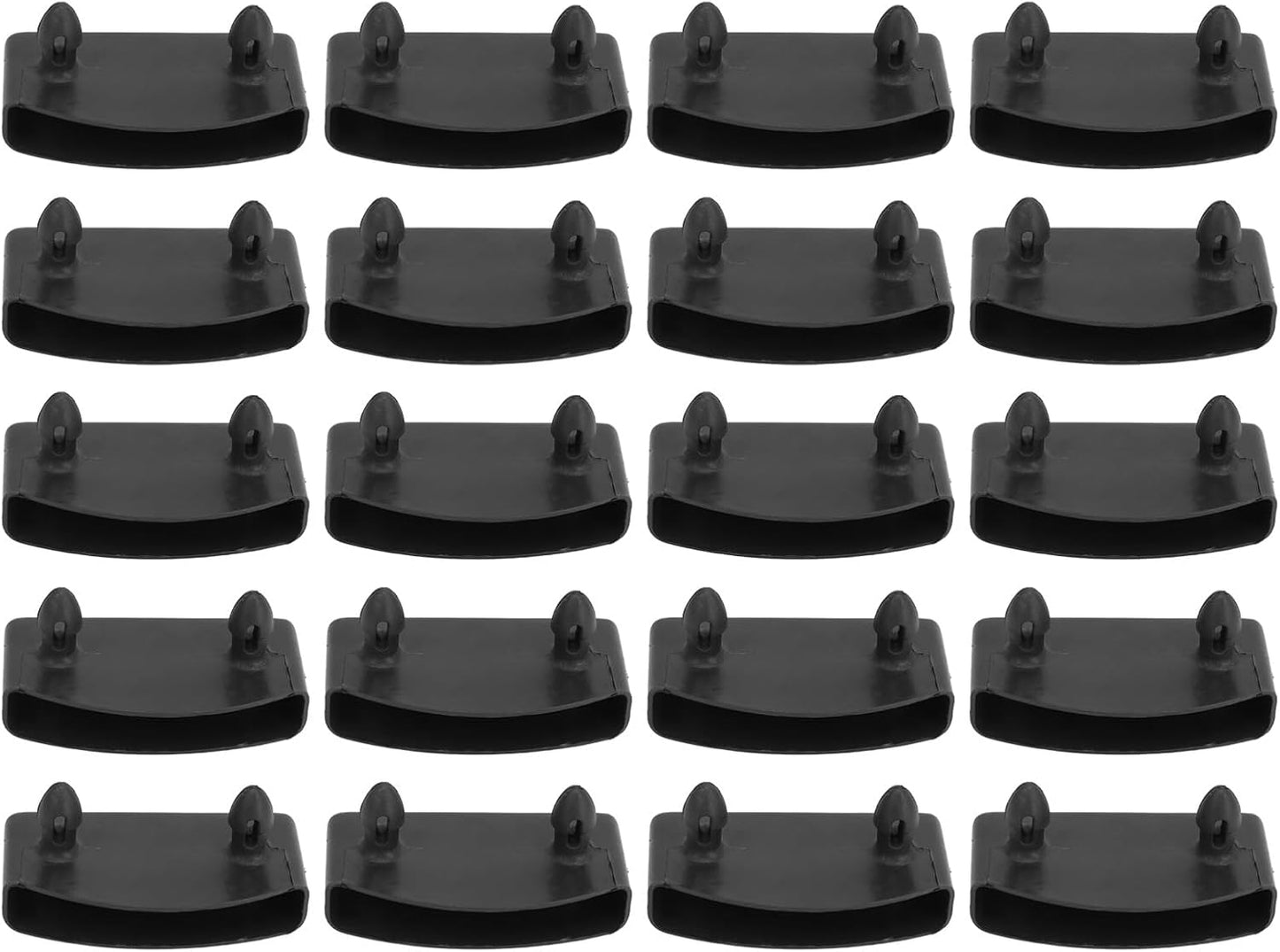 Replacement Bed Slat Holders Kits, 20PCS Plastic Bed Slat End Caps Holders Easy Installation Bed Slat Cover Replacement Holders Stable Furniture Accessory for Holding Bed Base