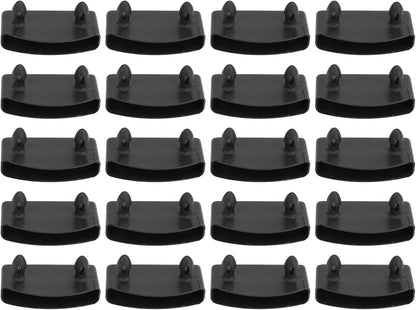 Replacement Bed Slat Holders Kits, 20PCS Plastic Bed Slat End Caps Holders Easy Installation Bed Slat Cover Replacement Holders Stable Furniture Accessory for Holding Bed Base