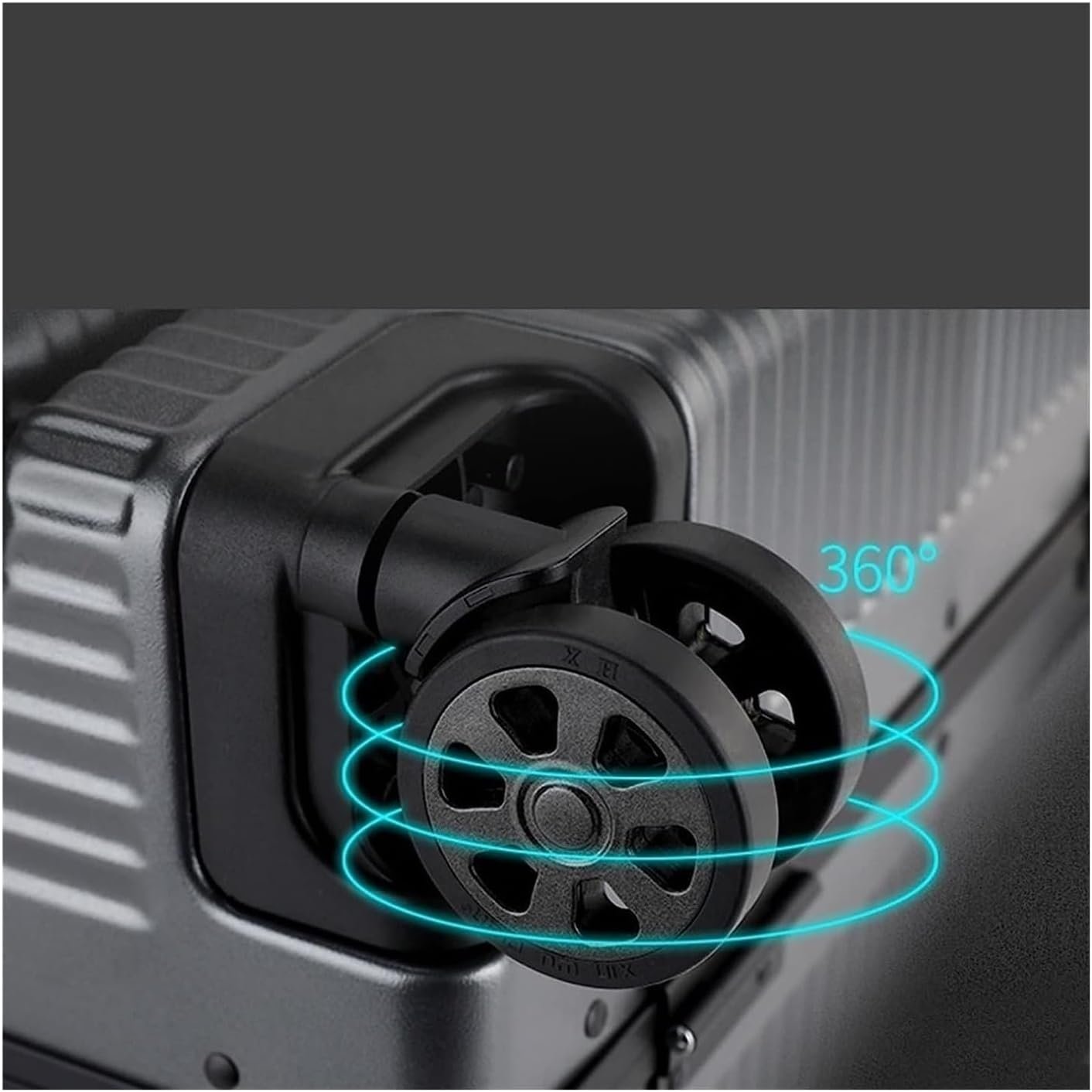 QWAXTRIW Qwaxtriw Suitcase Holes with Wheels for Opening Carry Luggage Security Combination Lock Board Suitcase Adjustable Pull Luggage Durable