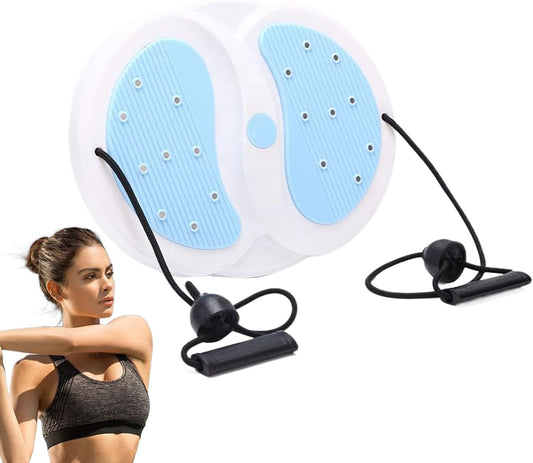Waist Training Board, 18 Magnets Waist Whisper, Anti-Slip Exercise Equipment, Body Trainer, Rotating Fitness Gear, Sculpture Twist, Trims Arms for Home Gym Workout, ABS