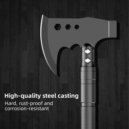 Camping Axe Folding Portable Survival Hatchet Multi Tool with Hammer Kit for Outdoor Camping Hiking